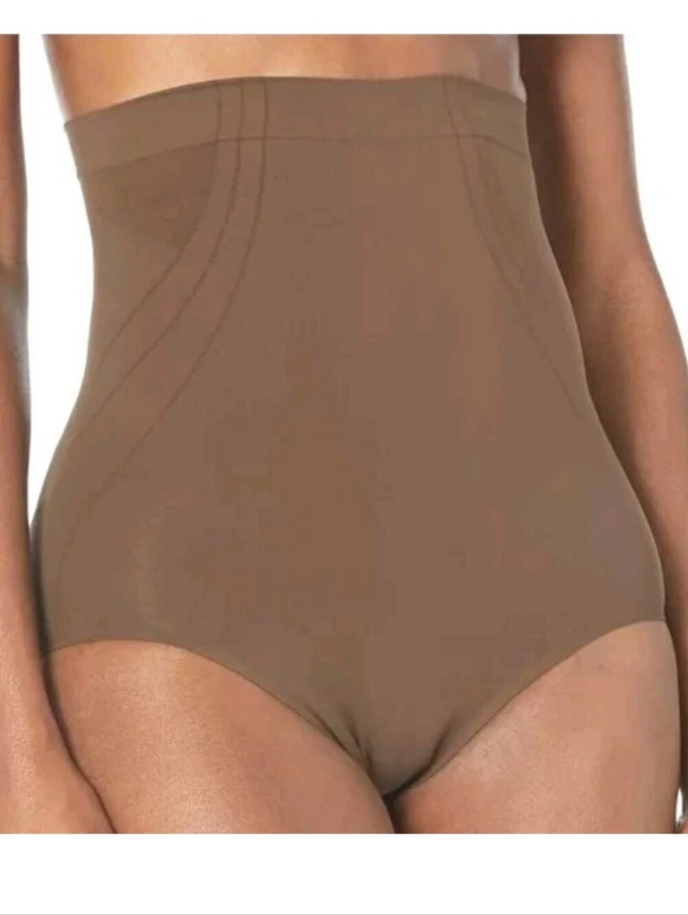 Maidenform Shapewear High Waisted Booty Shaping Briefs Woman 2XL Cocoa Brown Nwt